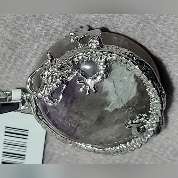 Mass Agate Dragon Sphere Pendant - Picture 7 of 13